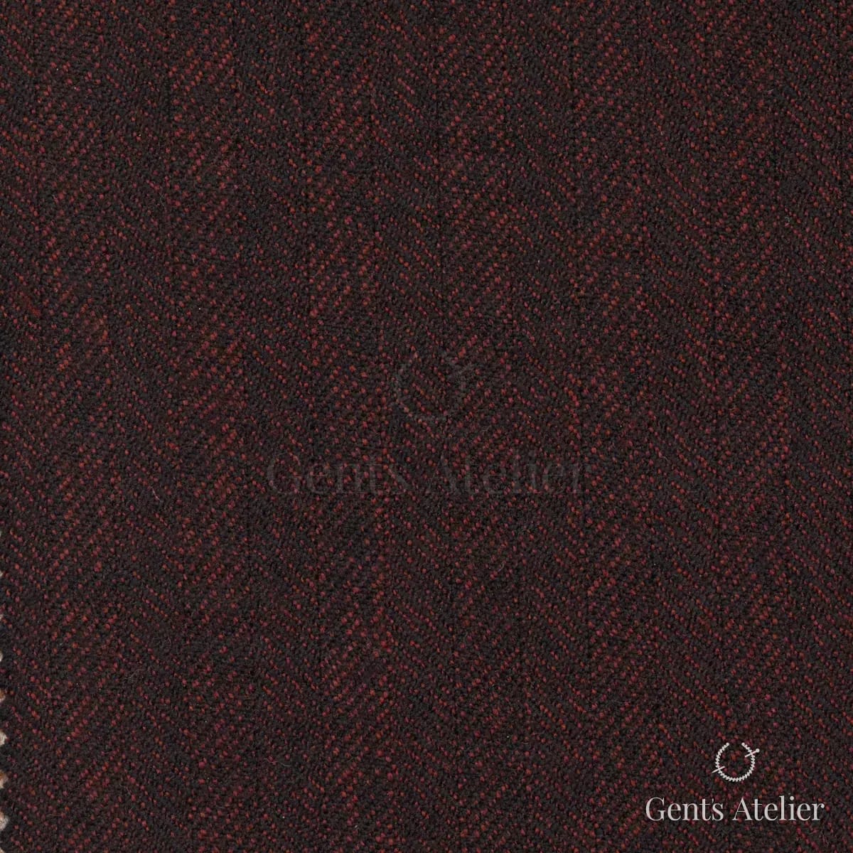 Зимний костюм из Stylbiella 50231/130 — тёмно-бордовый, 100% Шерсть