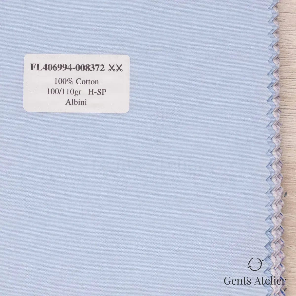 Образец ткани Albini FL406994-008372 с этикеткой