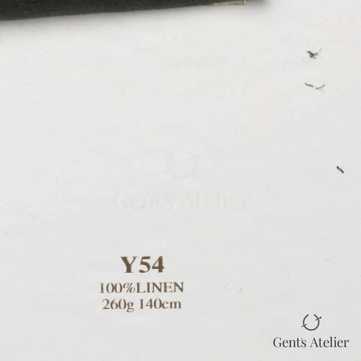 Образец ткани Gresham-Blake Y54 с этикеткой, чёрный
