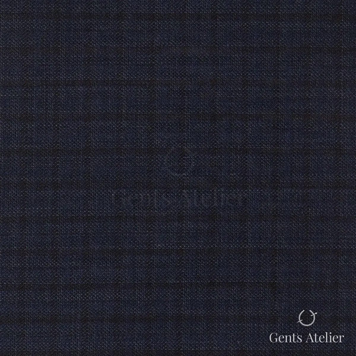 Костюм из Guabello TRG3967 — тёмно-синий, 100% шерсть