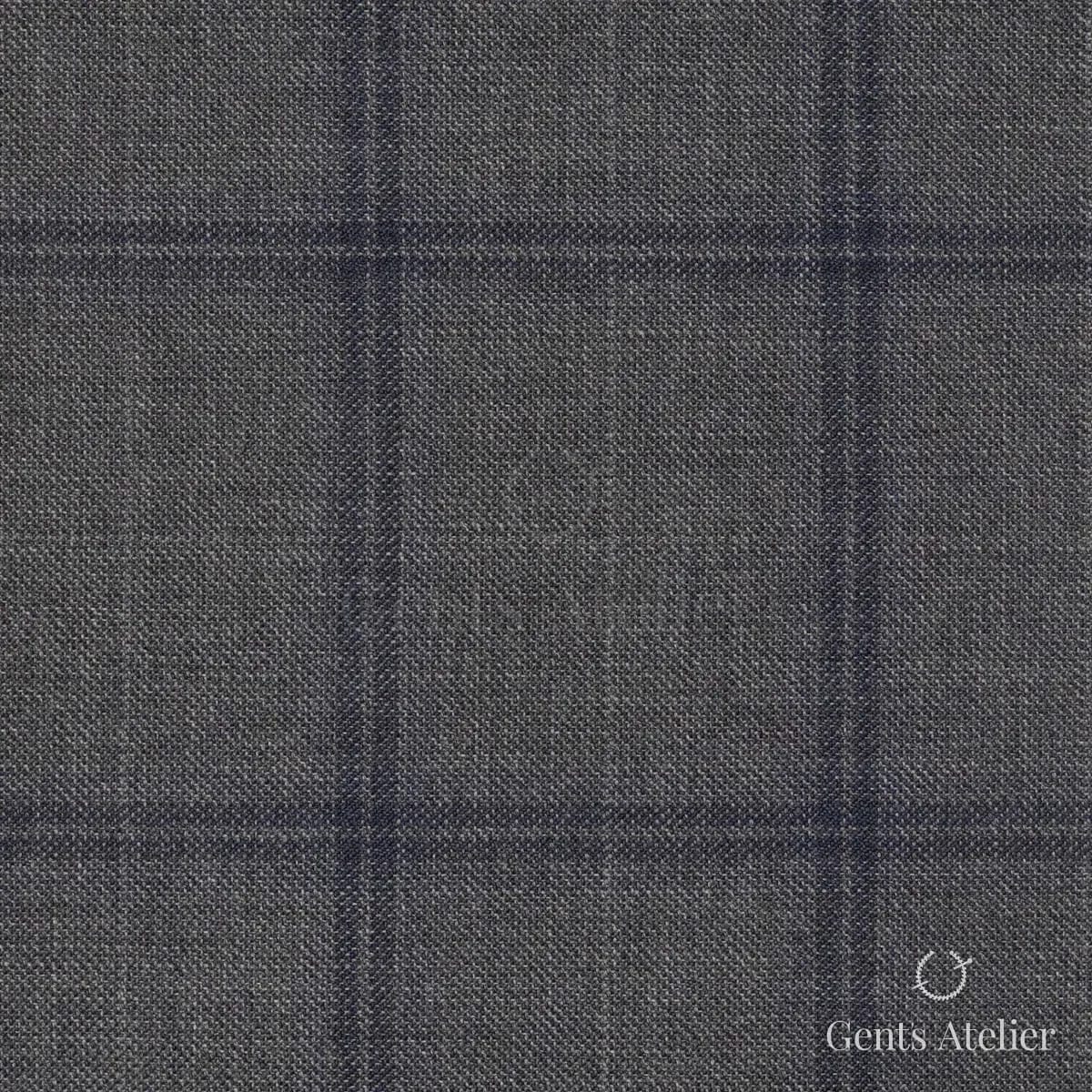 Костюм из Guabello TRG3973 — серый, 100% шерсть