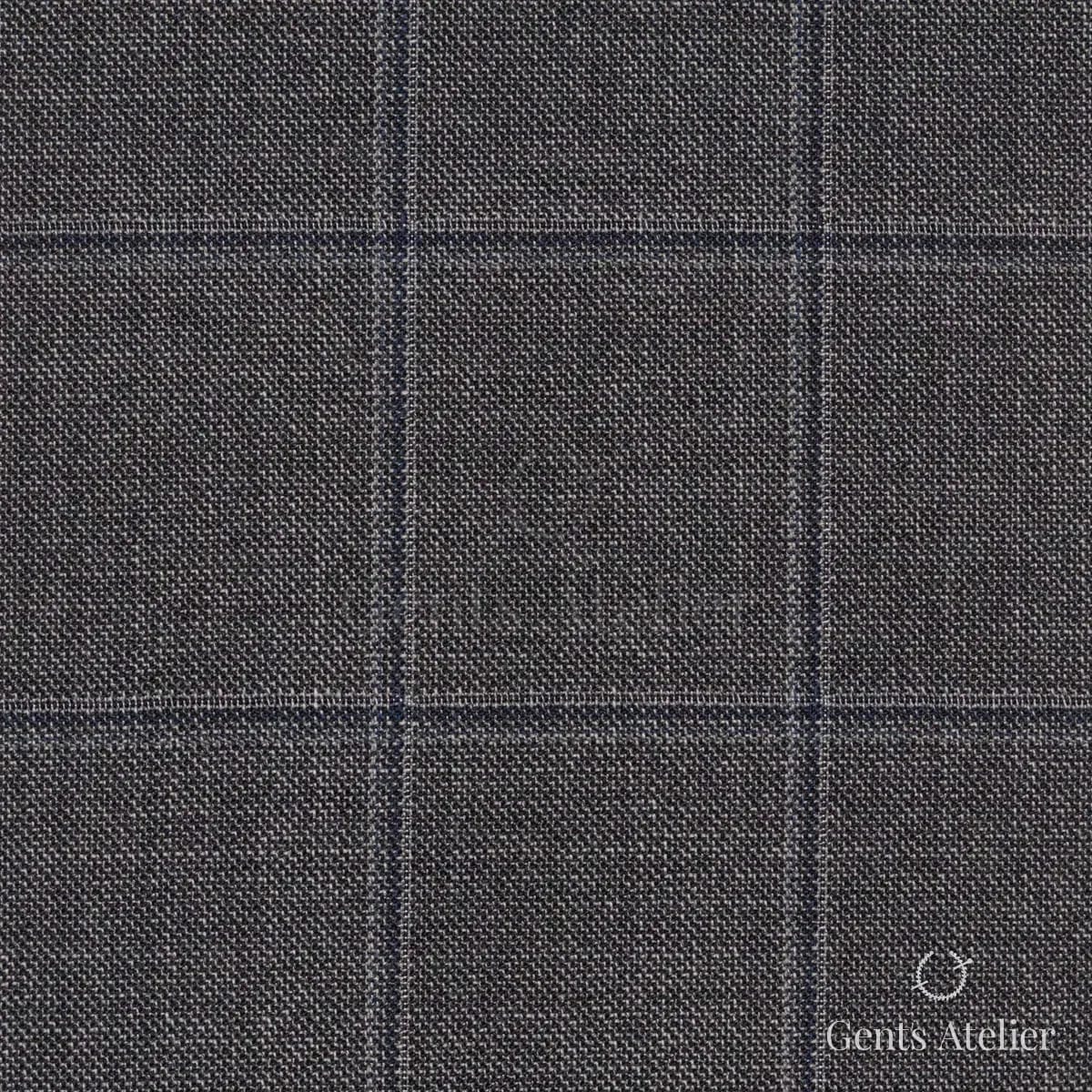 Костюм из Guabello TRG3975 — тёмно-серый, 100% шерсть