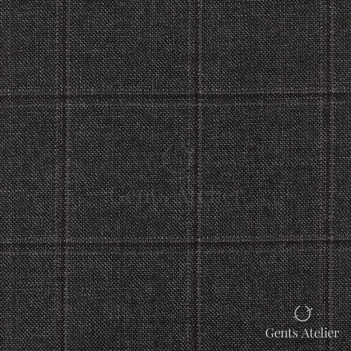 Костюм из Guabello TRG3976 — тёмно-серый, 100% шерсть