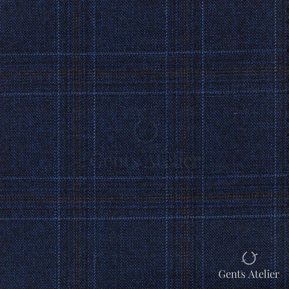 Костюм из Iniziare JX052 — тёмно-синий, 100% шерсть