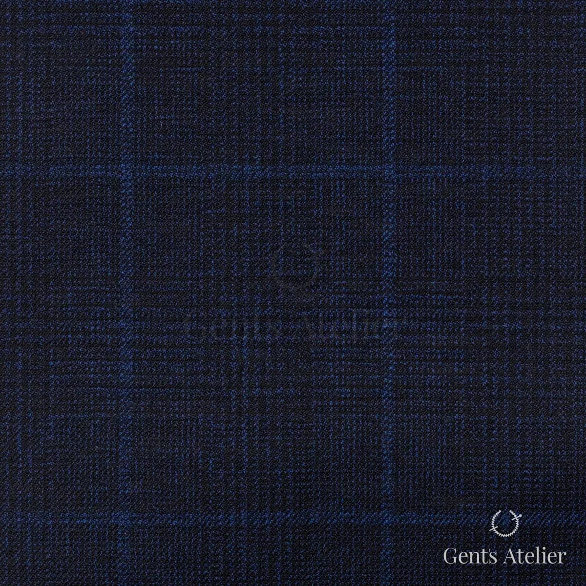 Костюм из Iniziare JX055 — тёмно-синий, 100% шерсть