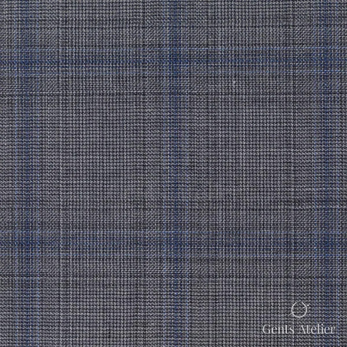 Костюм из Iniziare JX3158 — серый, 100% шерсть