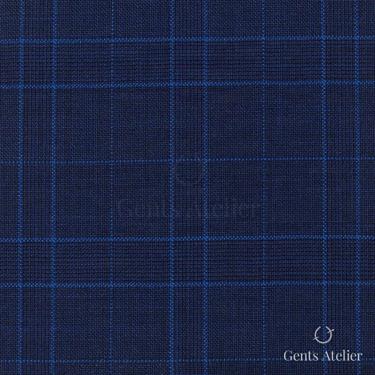 Костюм из Iniziare JX021 — тёмно-синий, 100% шерсть