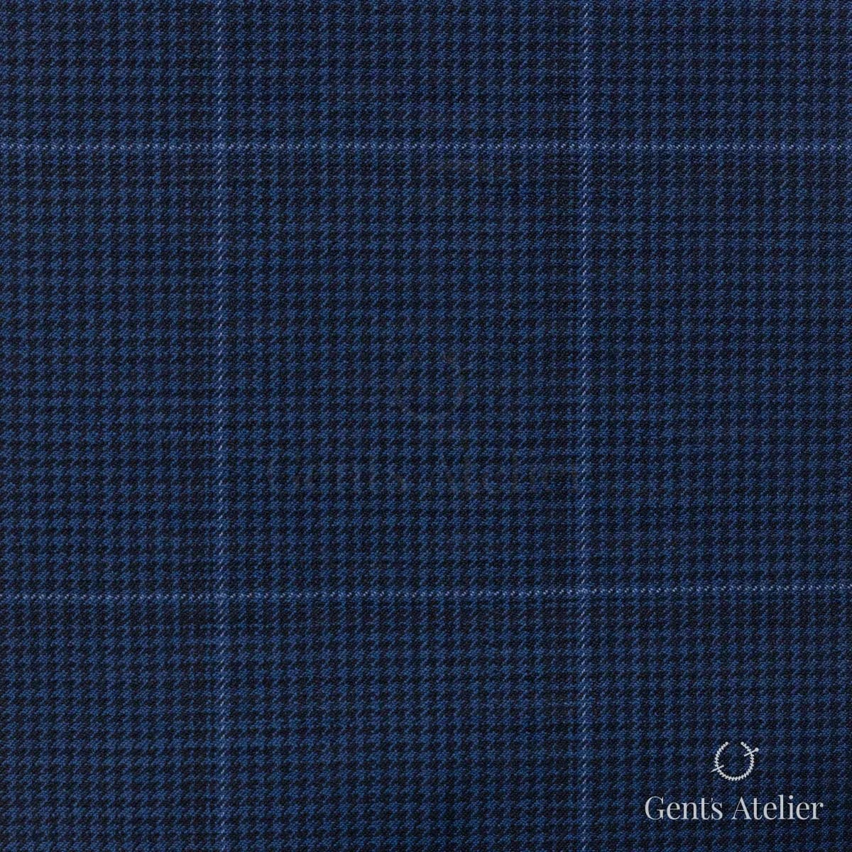 Костюм из Iniziare JX3934 — тёмно-синий, 100% шерсть
