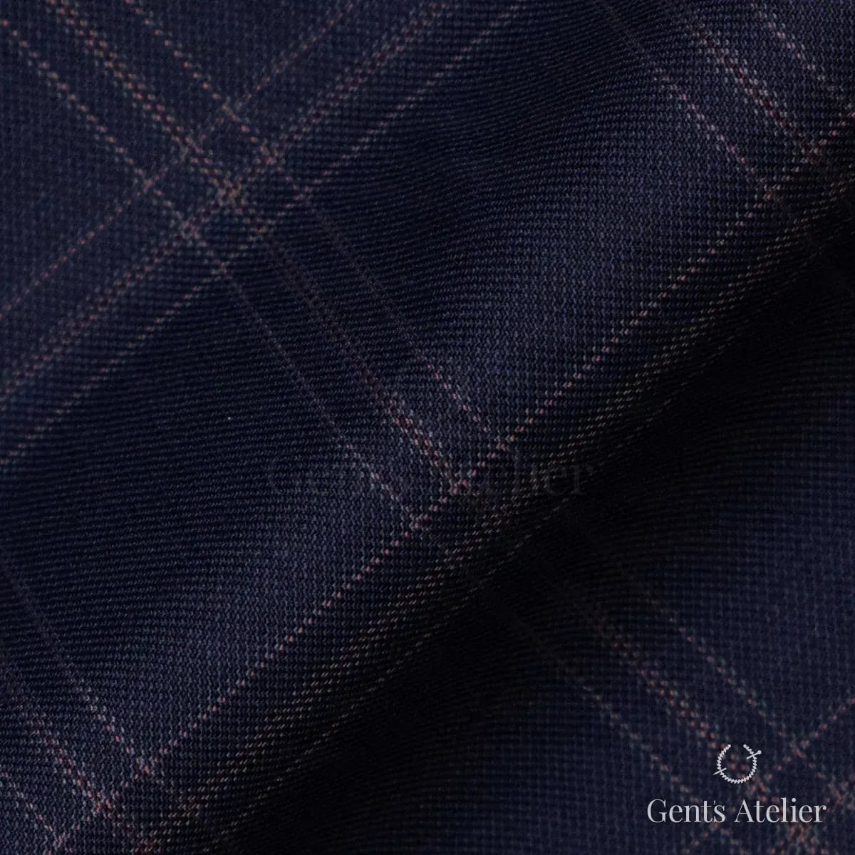 Драпировка ткани Gent's Colors M·K 2021C/61 крупным планом