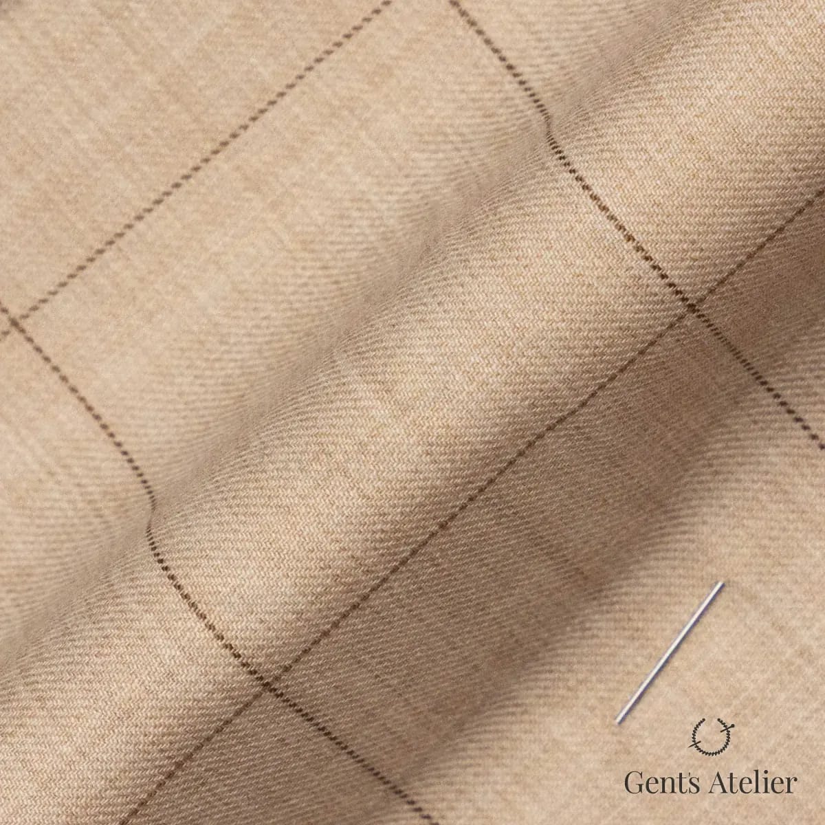 Драпировка ткани Gent's Colors M·K 2021B/3 крупным планом