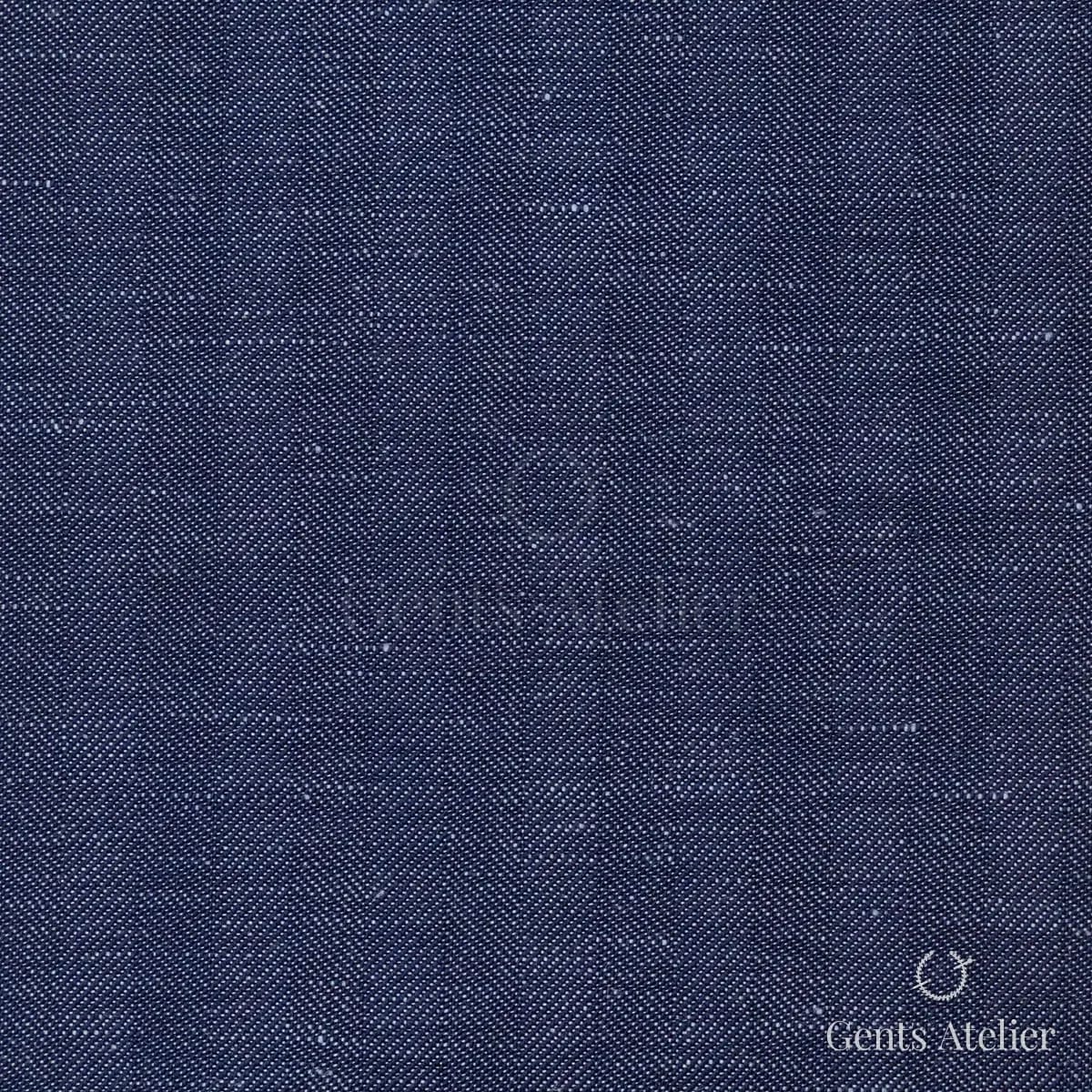 Костюм из Dormeuil TD882204 — тёмно-синий, 60% шерсть, 40% лён