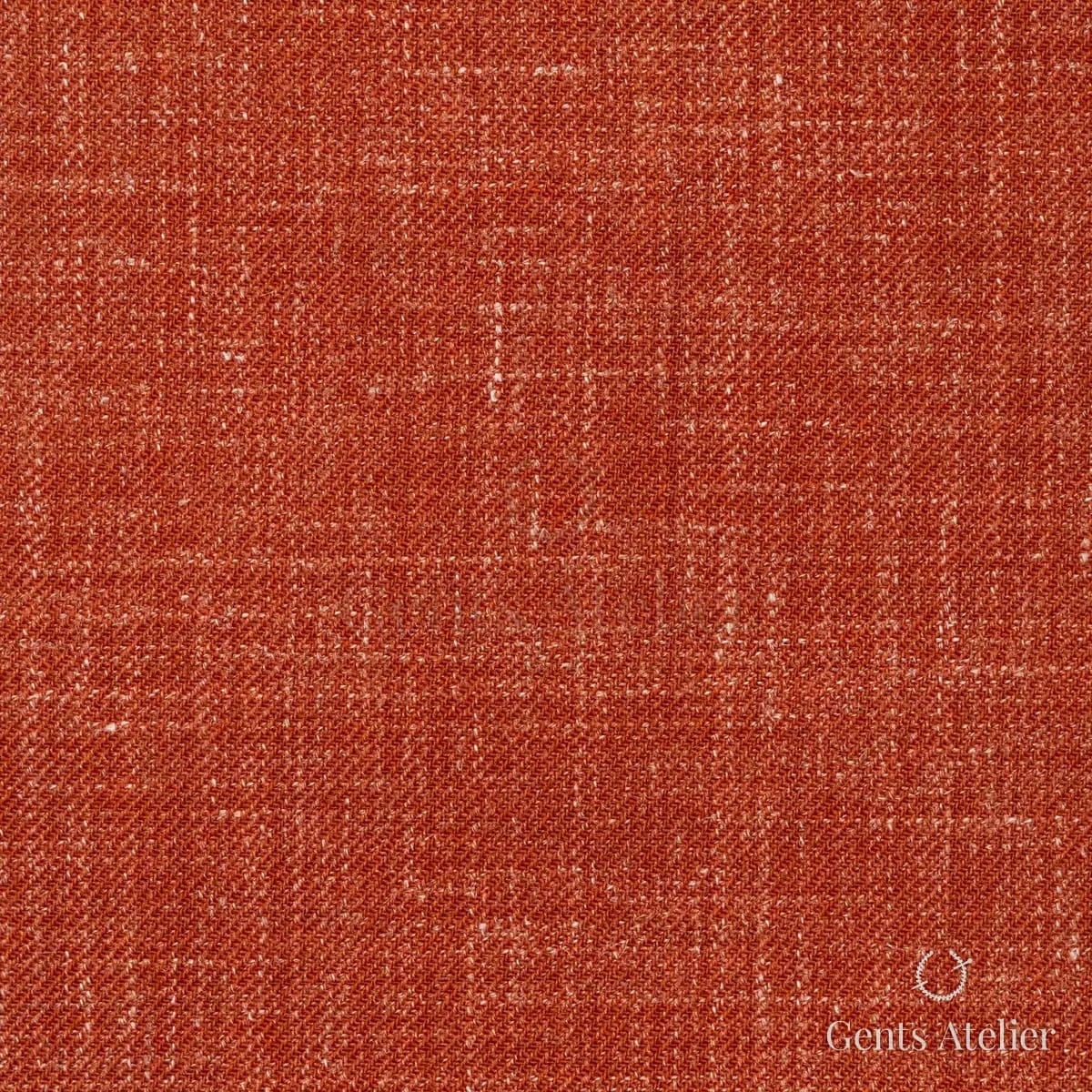 Костюм из Dormeuil TD882110 — терракотовый, 83% шерсть, 17% лён