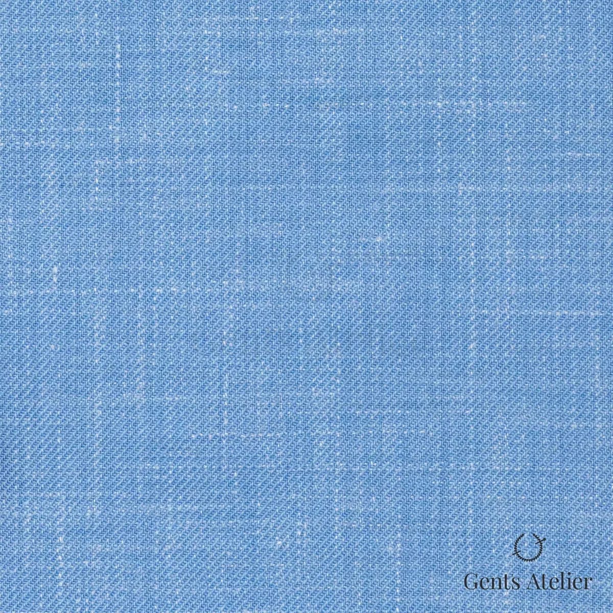 Костюм из Dormeuil TD882126 — голубой, 83% шерсть, 17% лён