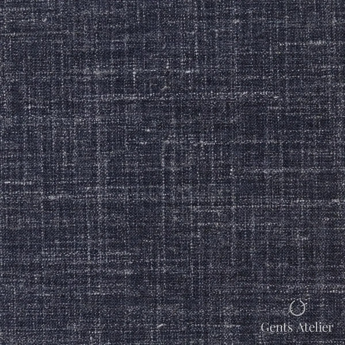 Костюм из Dormeuil TD417123 — тёмно-синий, 50% шерсть, 30% шёлк, 20% лён