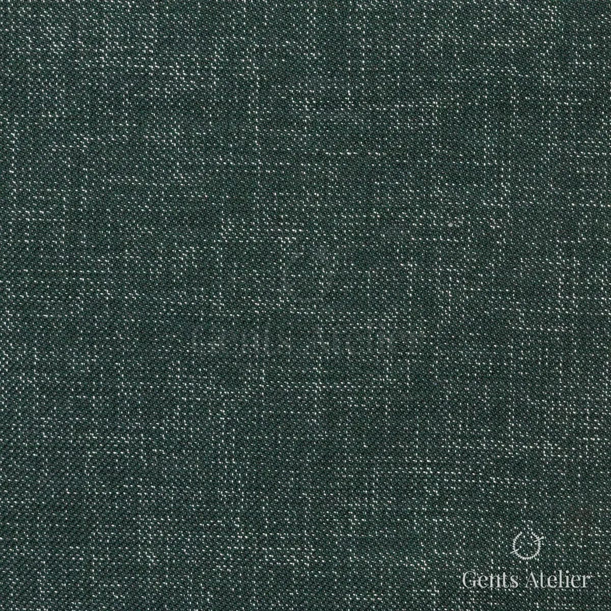 Костюм из Dormeuil TD881014 — тёмно-зелёный, 55% шерсть, 45% шёлк