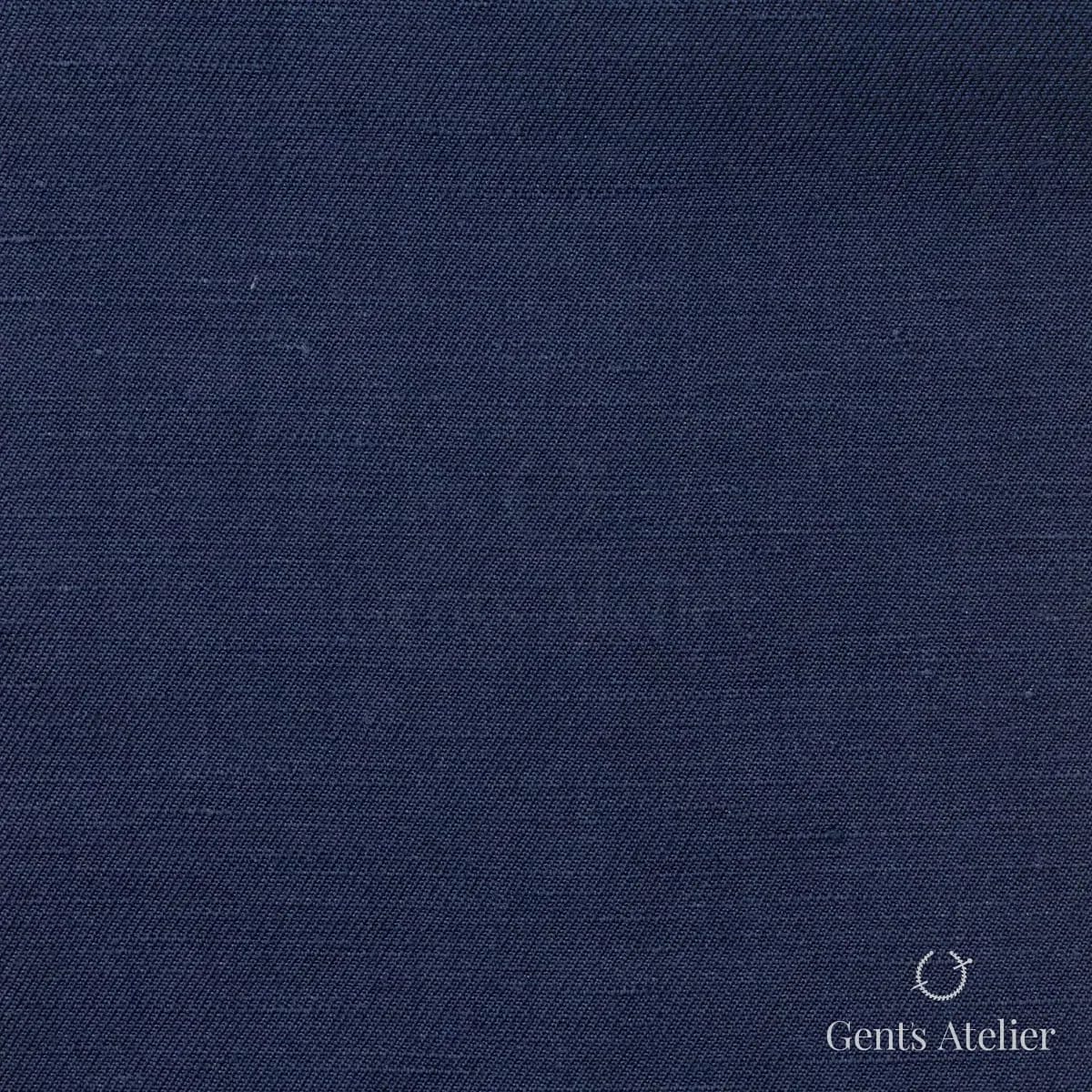 Зимний костюм из Dormeuil TD896108 — тёмно-синий, 59% лён, 41% шёлк
