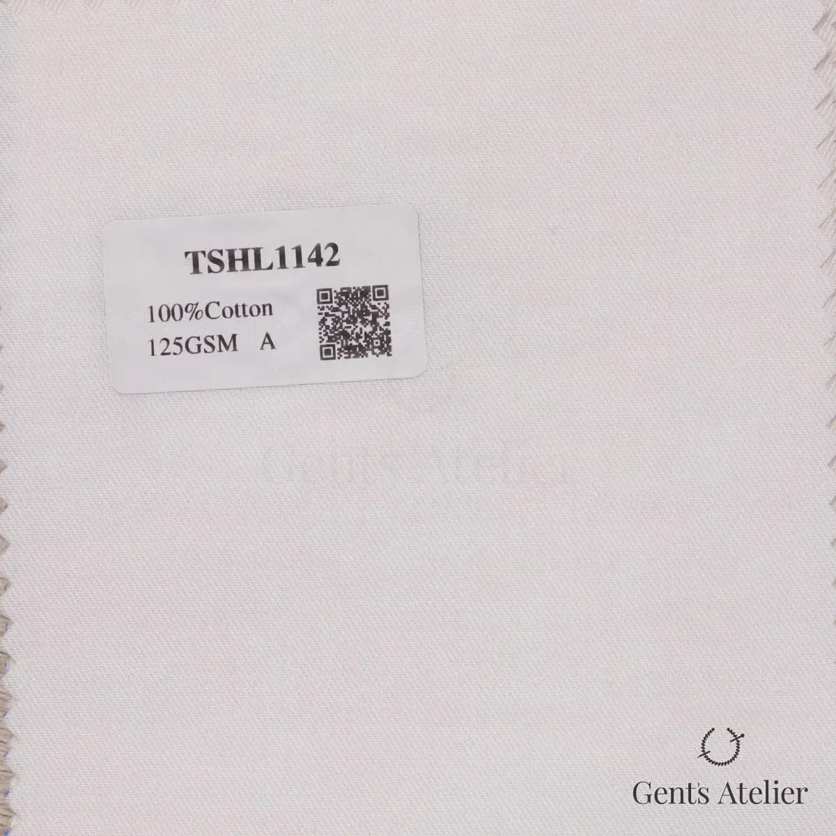 Образец ткани Geneva TSHL1142 с этикеткой, белый
