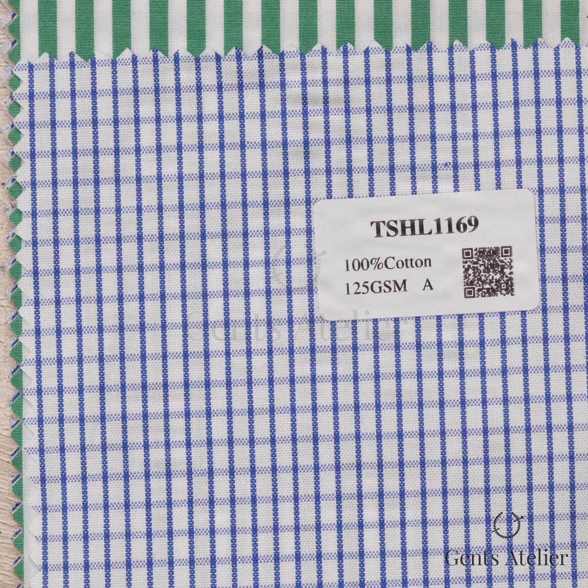 Образец ткани Geneva TSHL1169 с этикеткой, белый