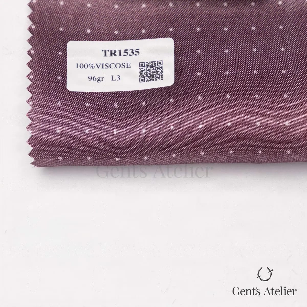 Подкладочная ткань Luxury Distinctive TR1535 — бордовый, 100% вискоза