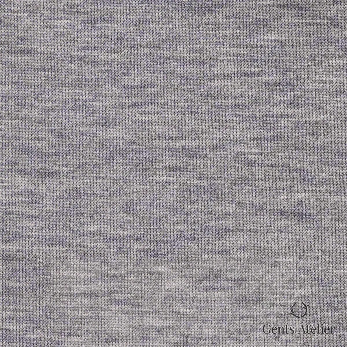 Сорочка из Canclini 6065-W010-0002 — серый меланж с сиреневым отливом, 100% Хлопок