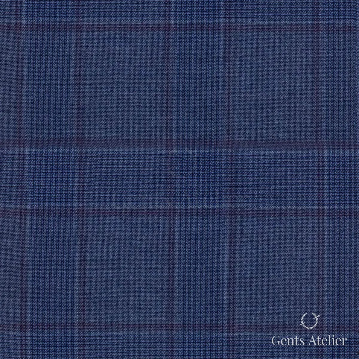 Костюм из Huddersfield 152701-B — синий, 100% шерсть