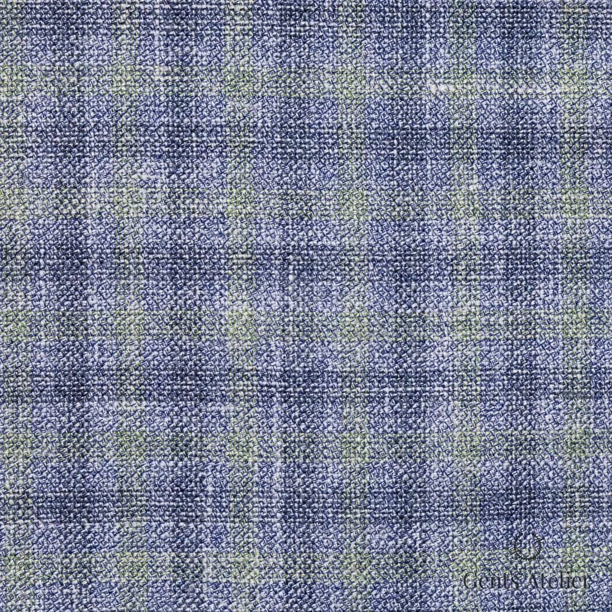 Костюм из Huddersfield 254807-B — синий, 38% шерсть, 34% шёлк, 28% лён