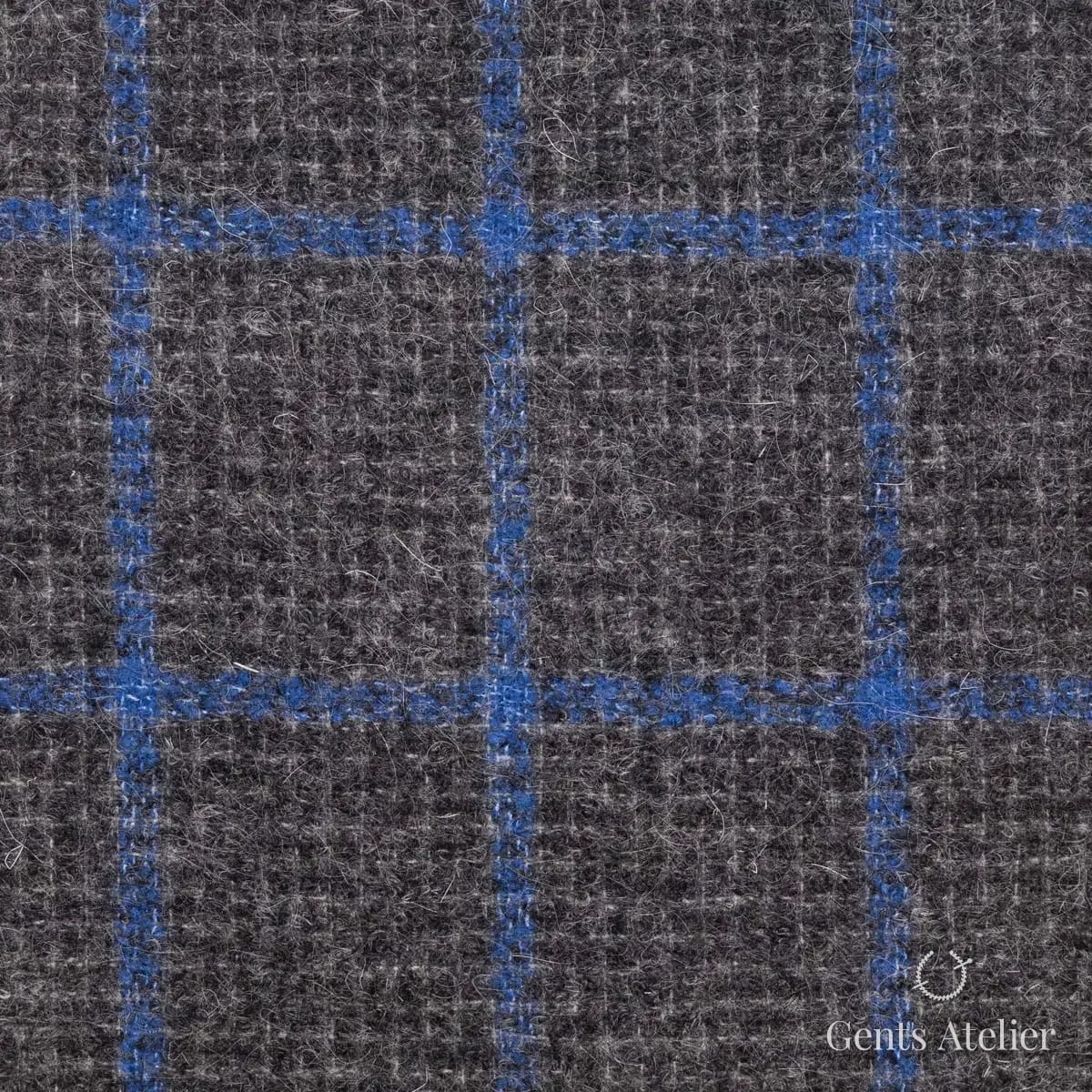 Костюм из Huddersfield 256803-B — серый, 55%WO 19%MO 17%SE 9%CA