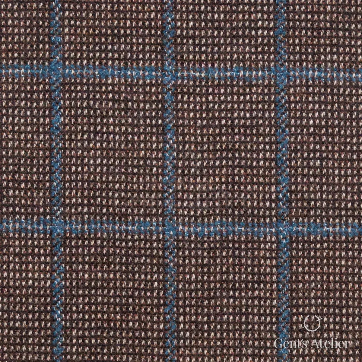 Костюм из Huddersfield 256818-B — коричневый, 90%WO 10%CA