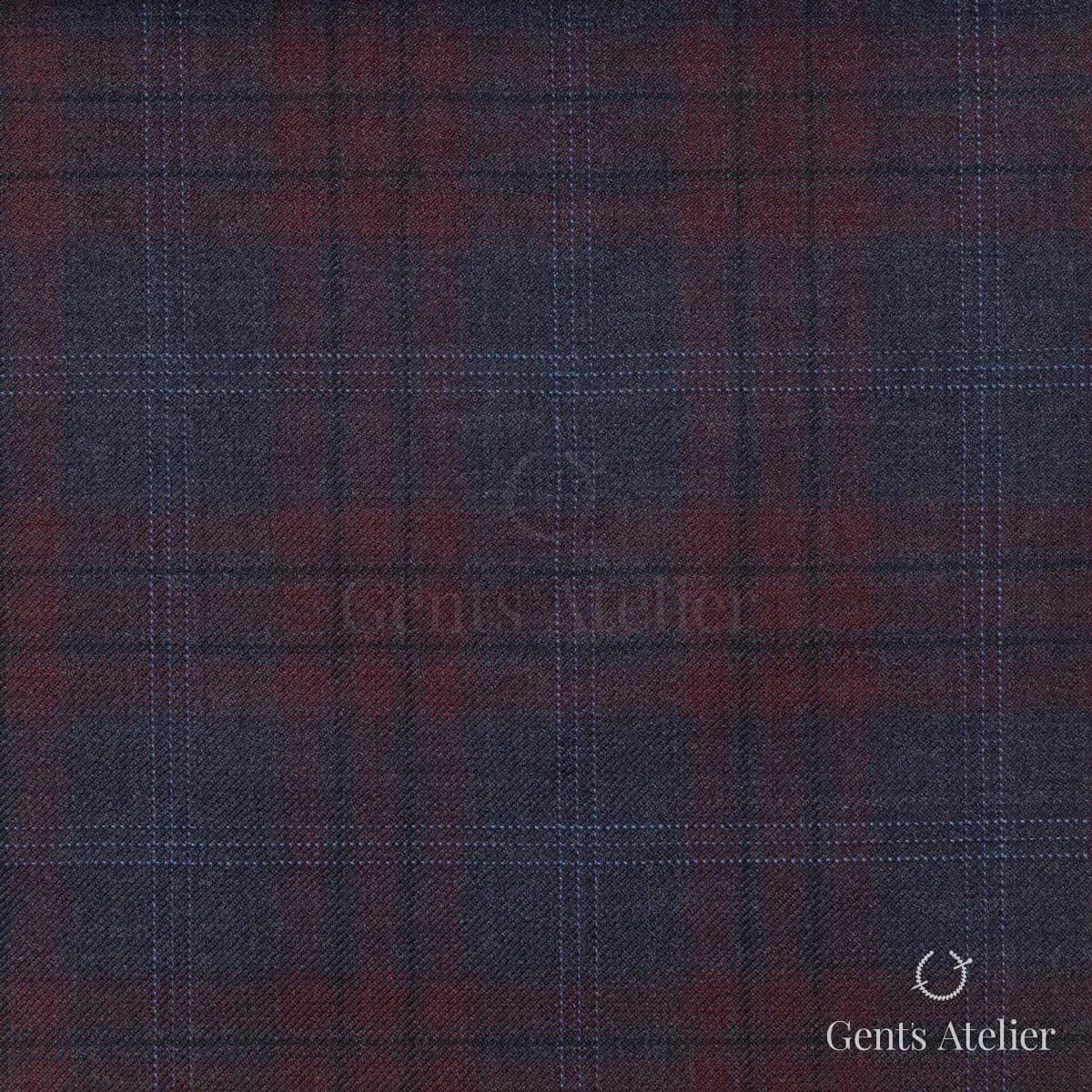 Костюм из Huddersfield 256849-A — тёмно-синий, 100% шерсть
