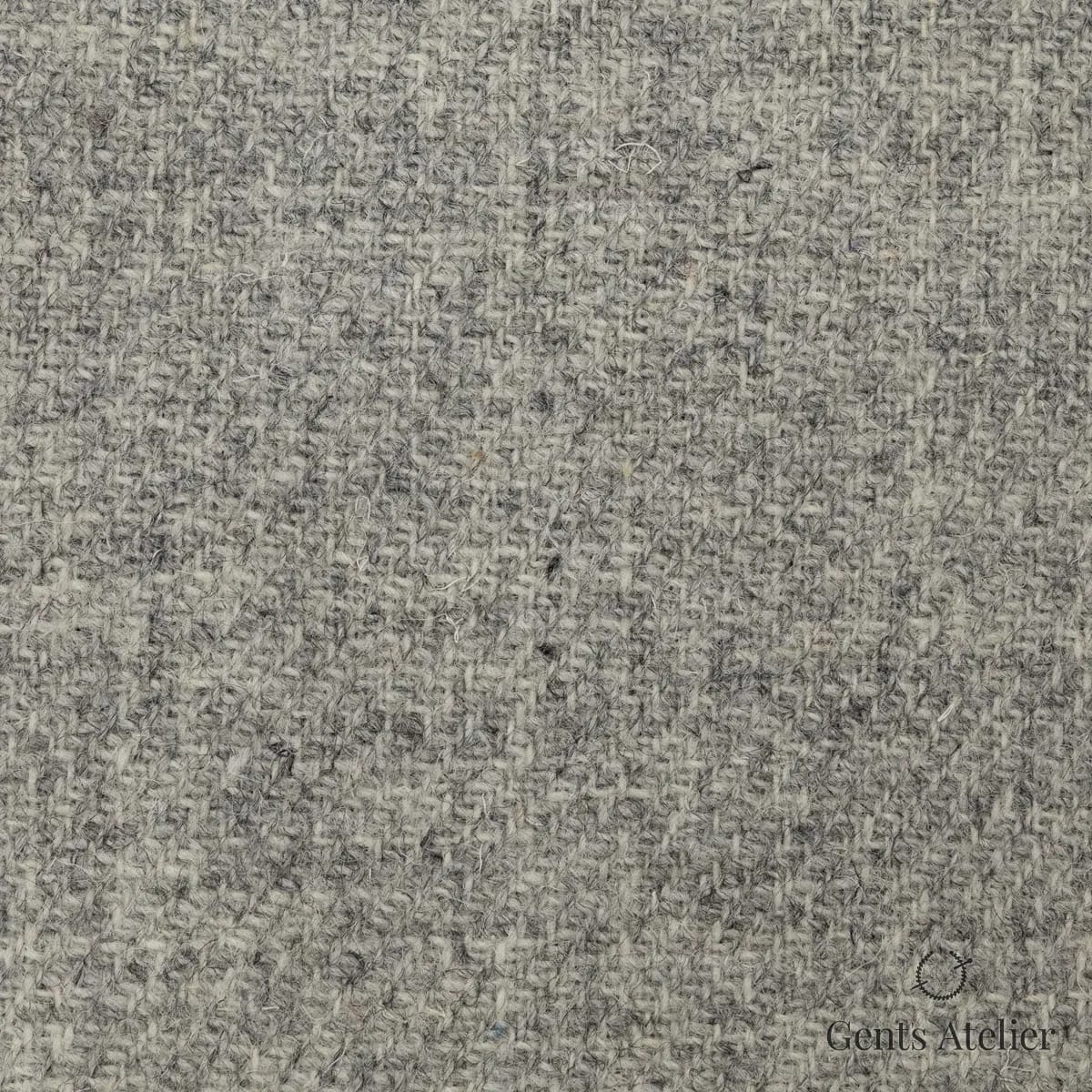 Пальто из Harris Tweed LB003861 — серый, 100% шерсть