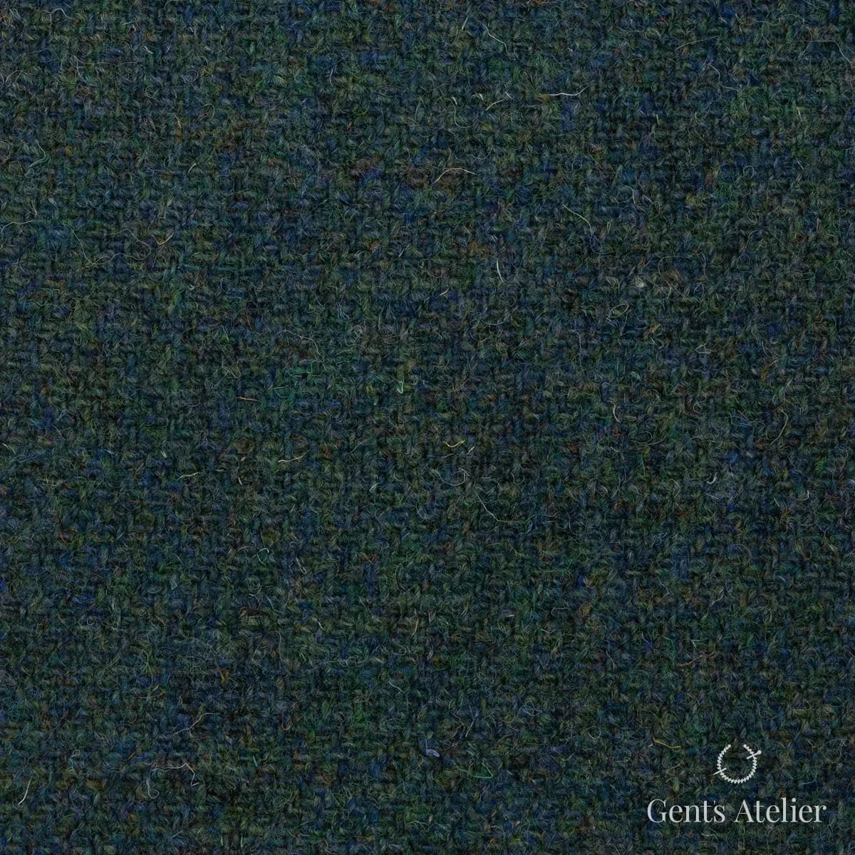 Пальто из Harris Tweed LB003864 — тёмно-зелёный, 100% шерсть