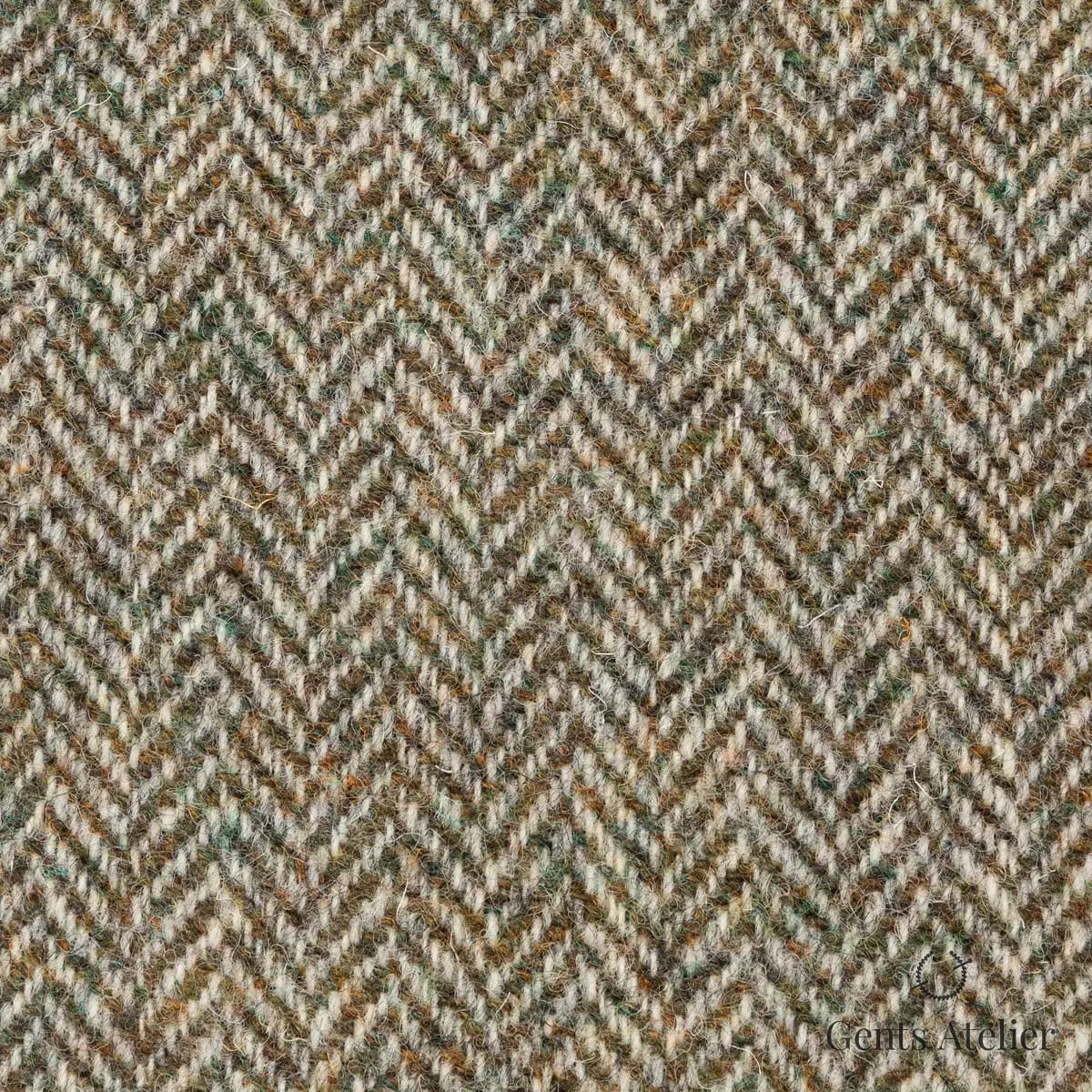 Пальто из Harris Tweed LB000224 — бежевый, 100% шерсть