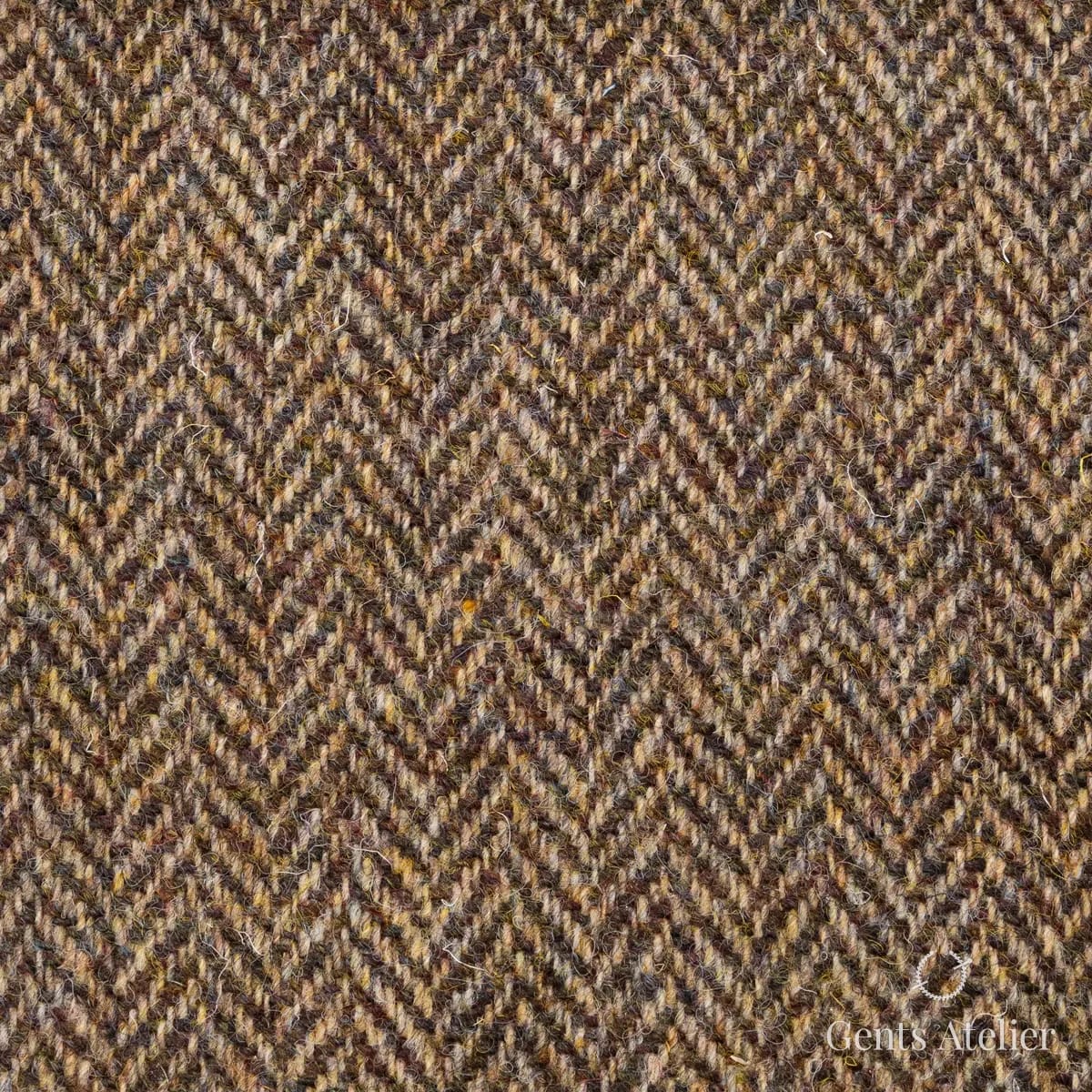 Пальто из Harris Tweed LB003866 — песочный, 100% шерсть