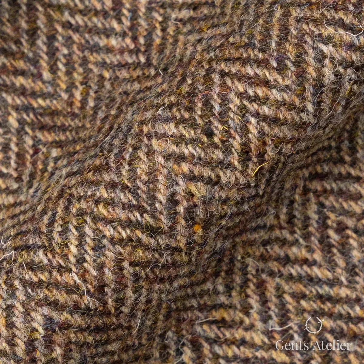Драпировка ткани Harris Tweed LB003866 крупным планом