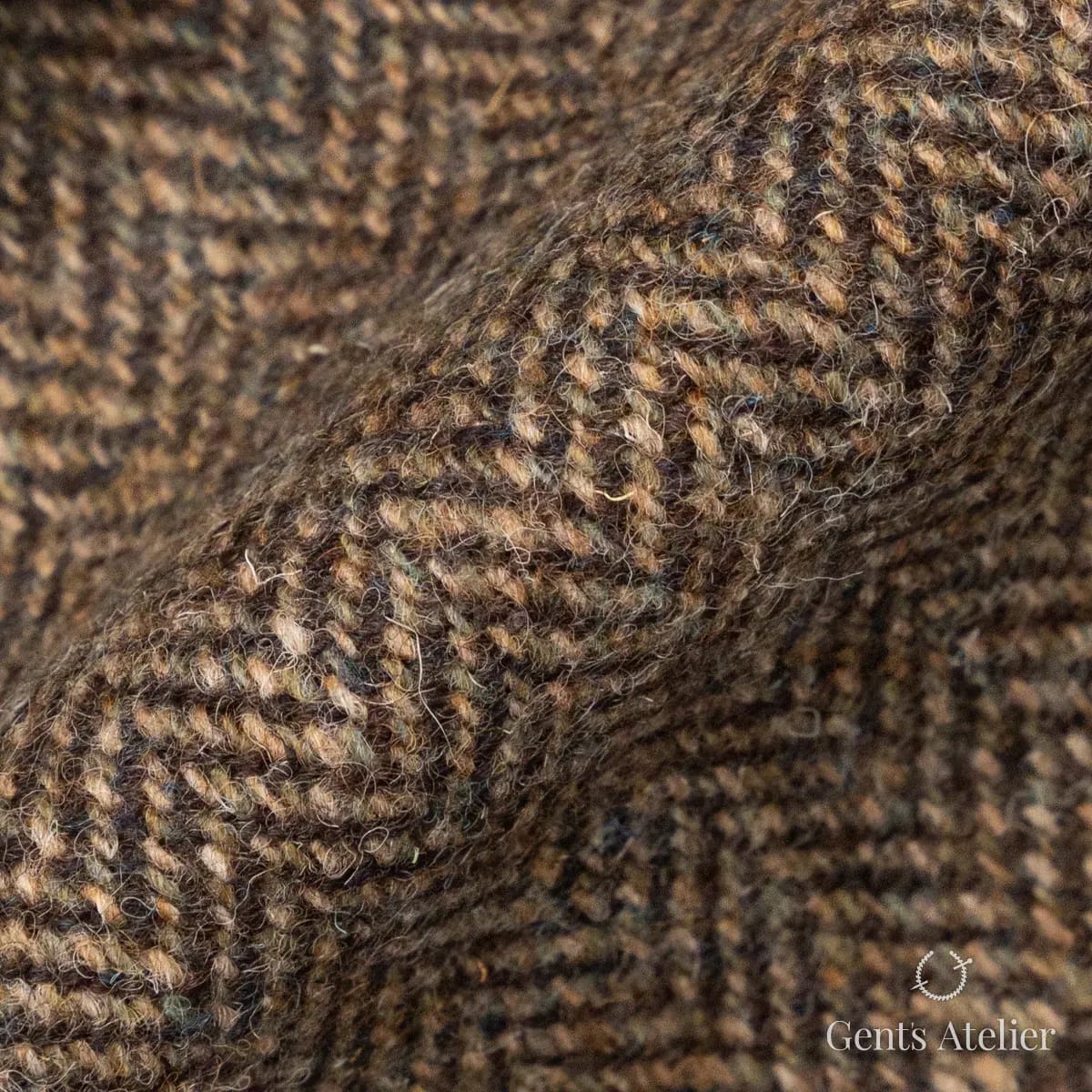 Драпировка ткани Harris Tweed LB000181 крупным планом