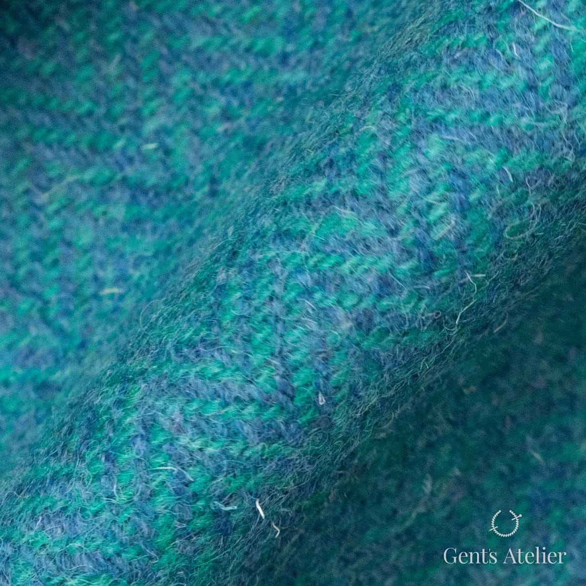 Драпировка ткани Harris Tweed LB000201 крупным планом