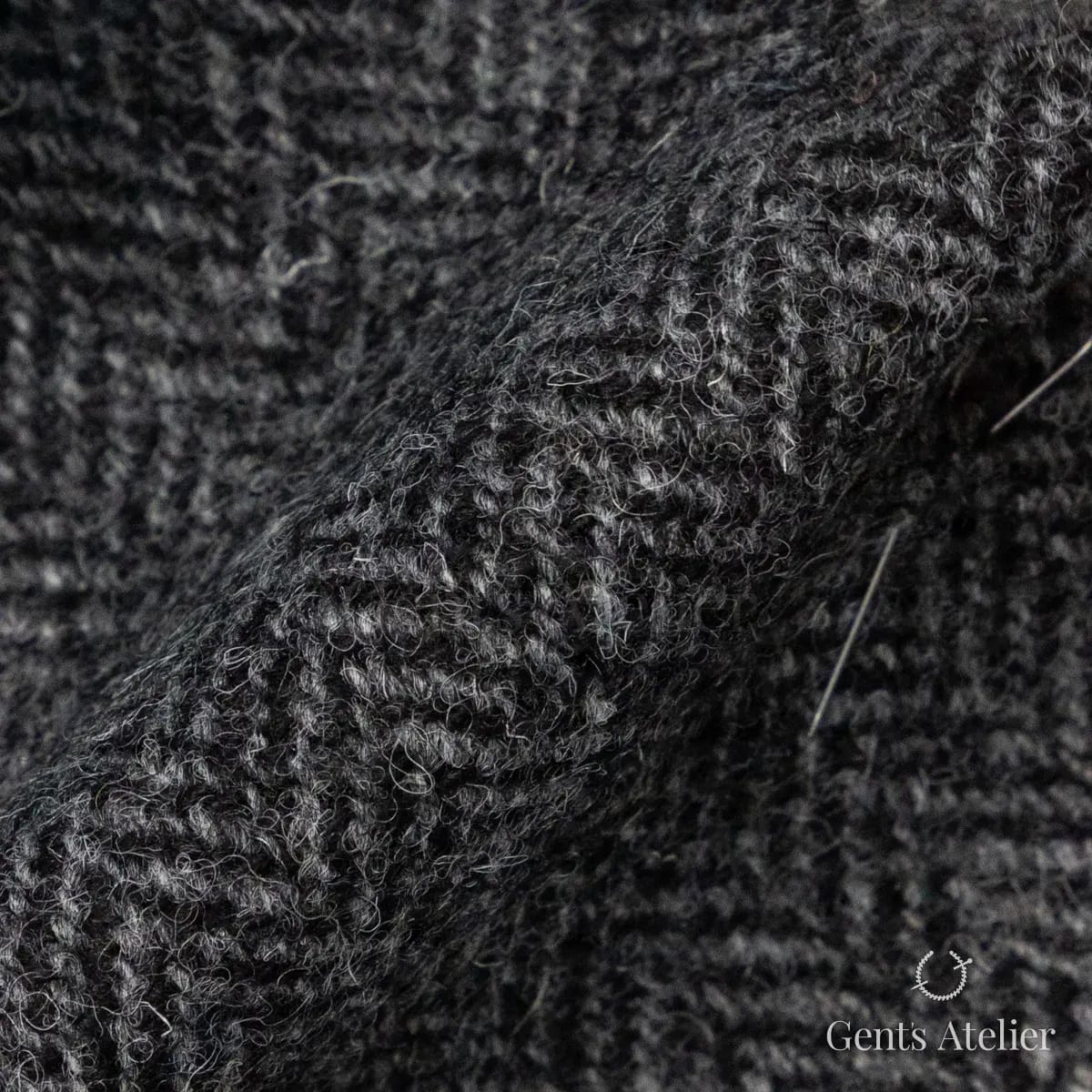 Драпировка ткани Harris Tweed LB000180 крупным планом
