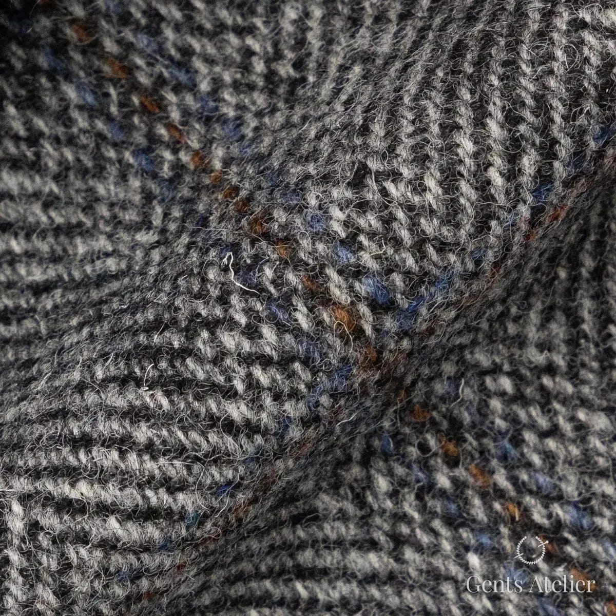 Драпировка ткани Harris Tweed LB000291 крупным планом