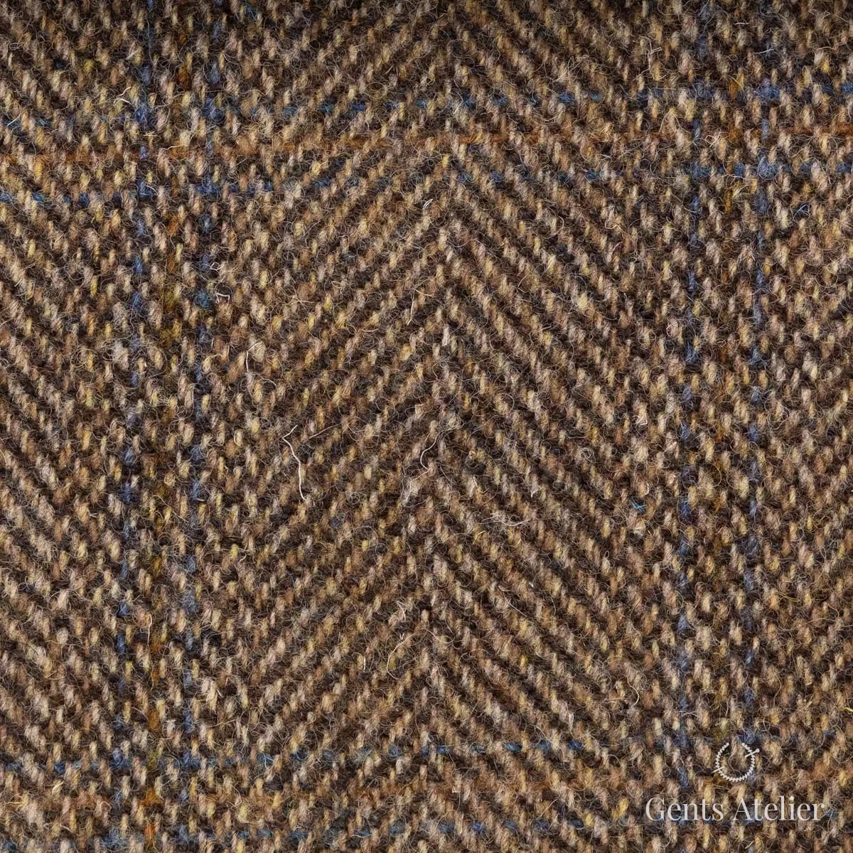 Костюм из Harris Tweed LB000296 — коричневый, 100% шерсть