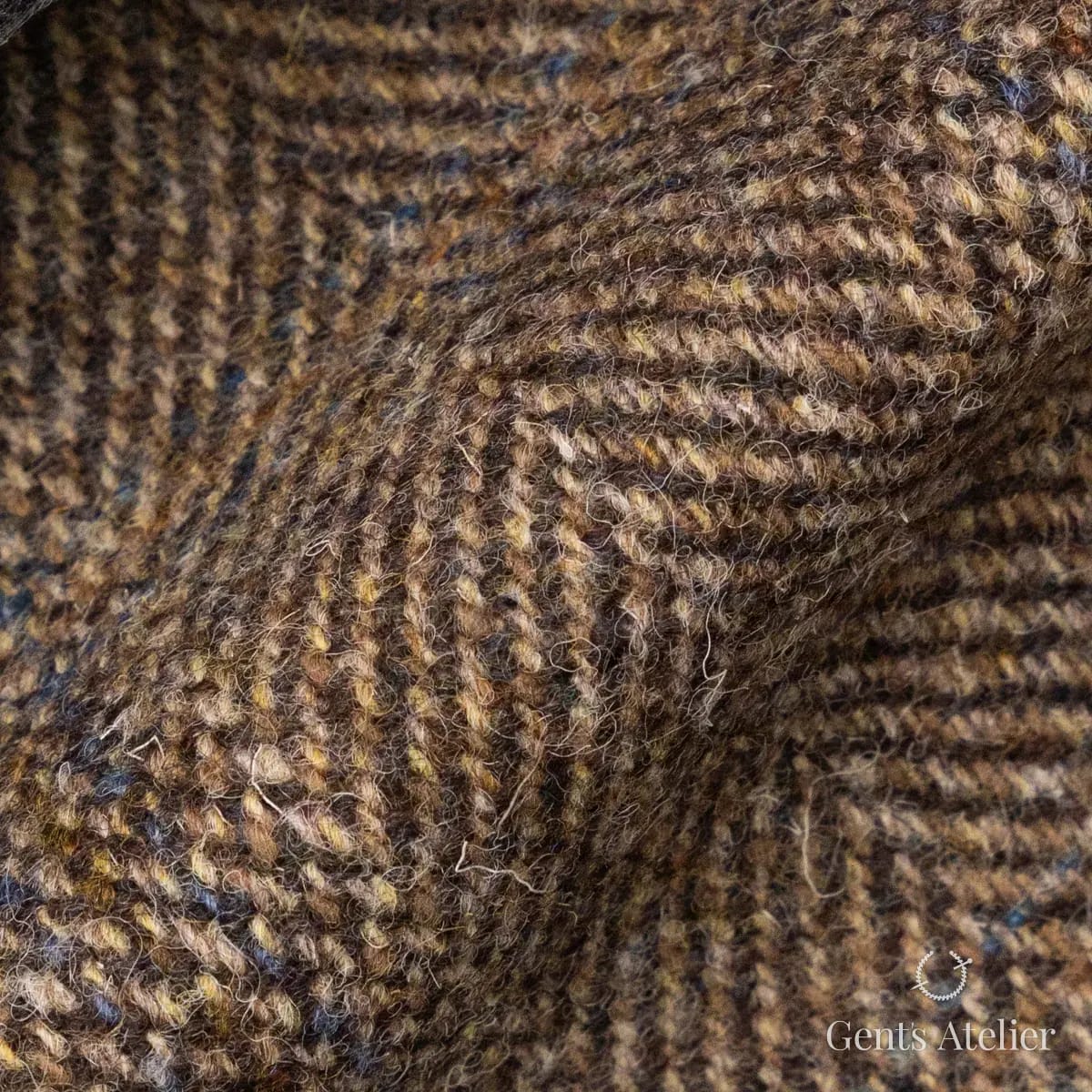 Драпировка ткани Harris Tweed LB000296 крупным планом