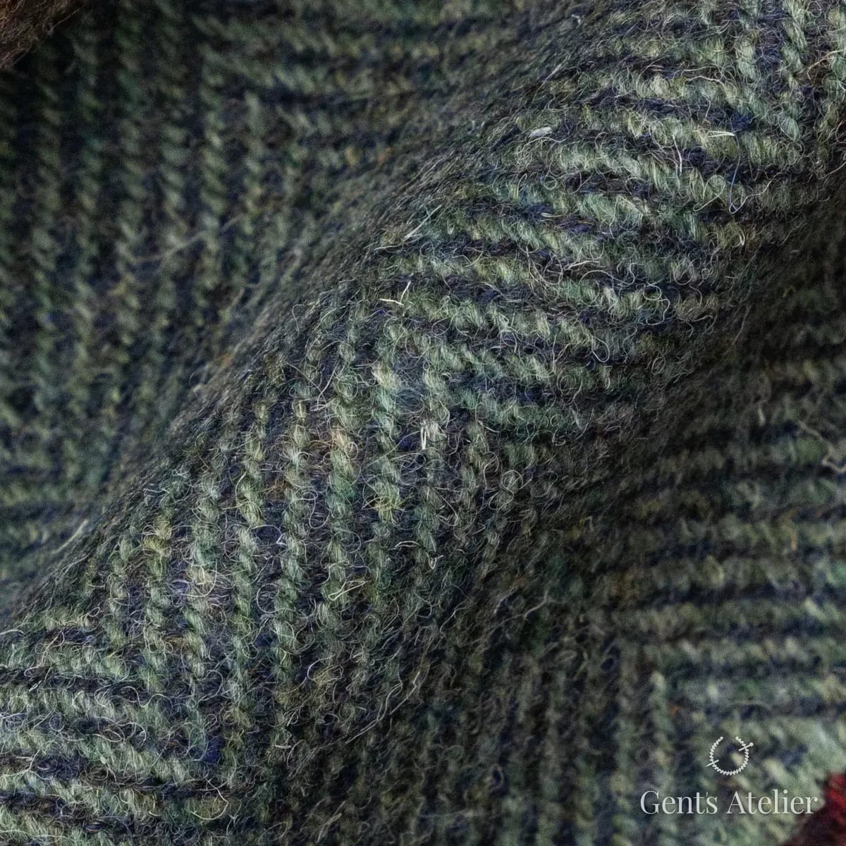 Драпировка ткани Harris Tweed LB0003164 крупным планом
