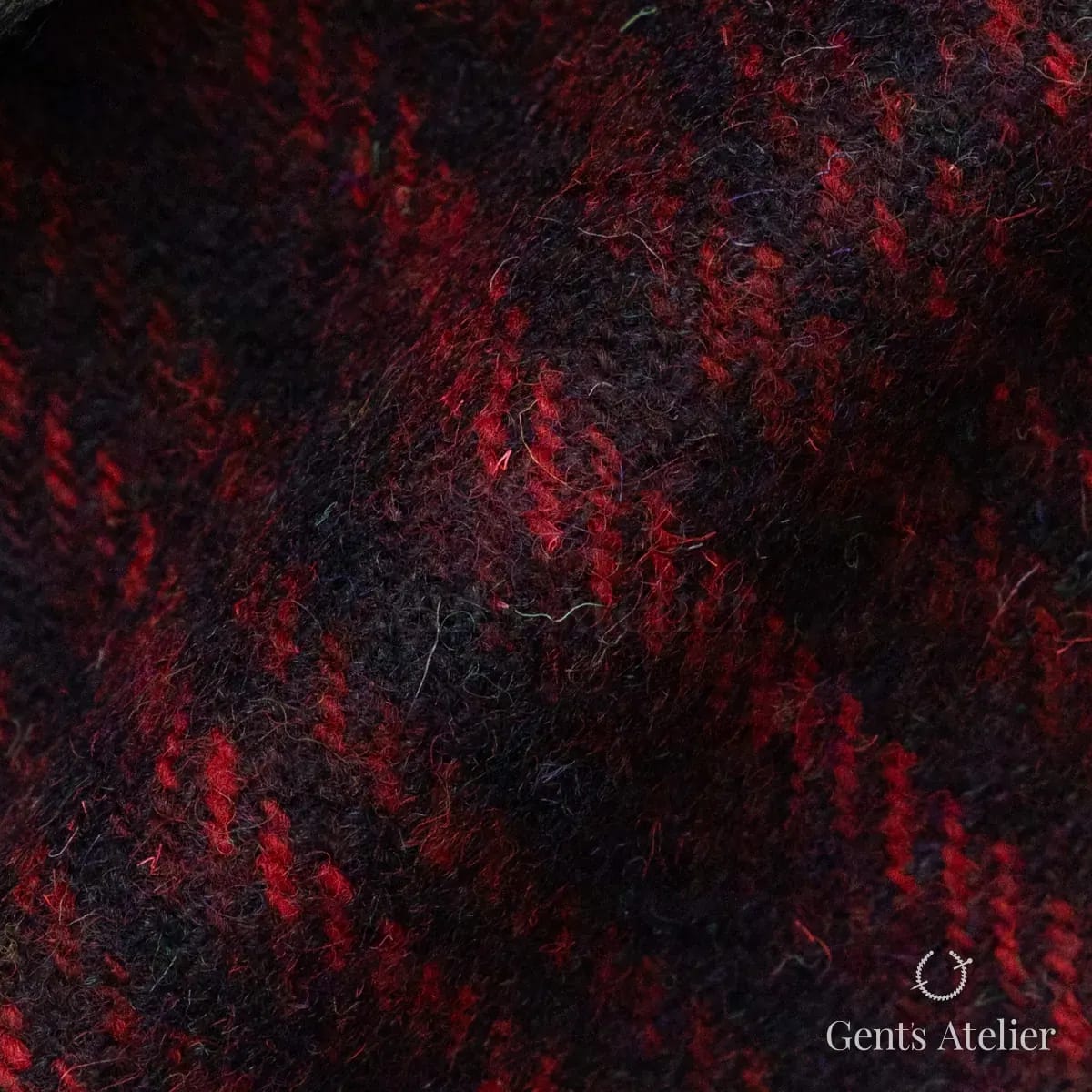 Драпировка ткани Harris Tweed LB003729 крупным планом