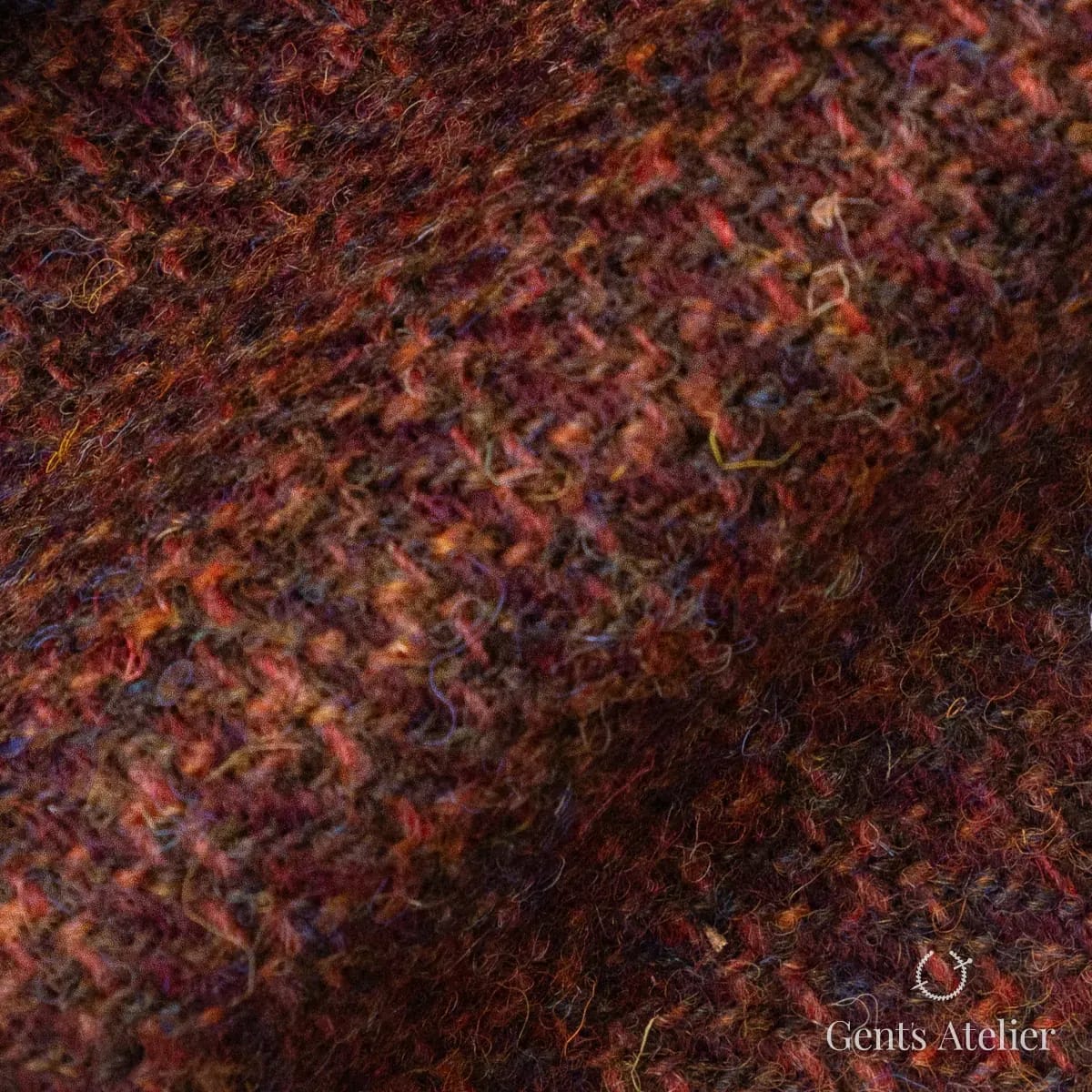 Драпировка ткани Harris Tweed LB002040 крупным планом