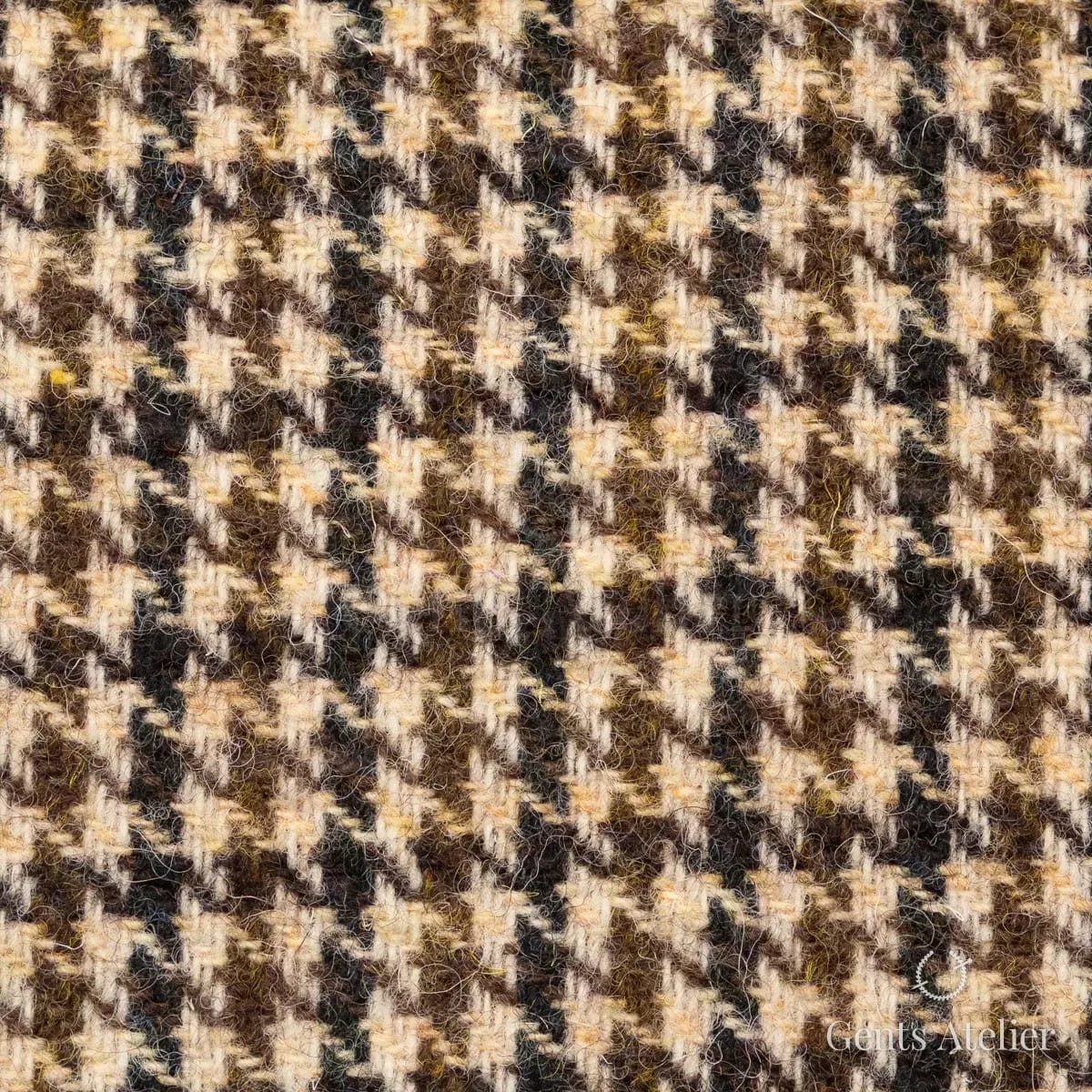 Пальто из Harris Tweed LB003528 — бежевый, 100% шерсть
