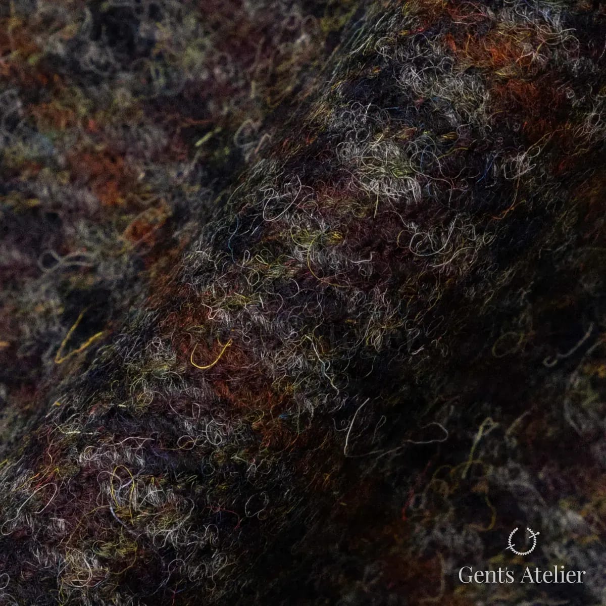Драпировка ткани Harris Tweed LB003730 крупным планом