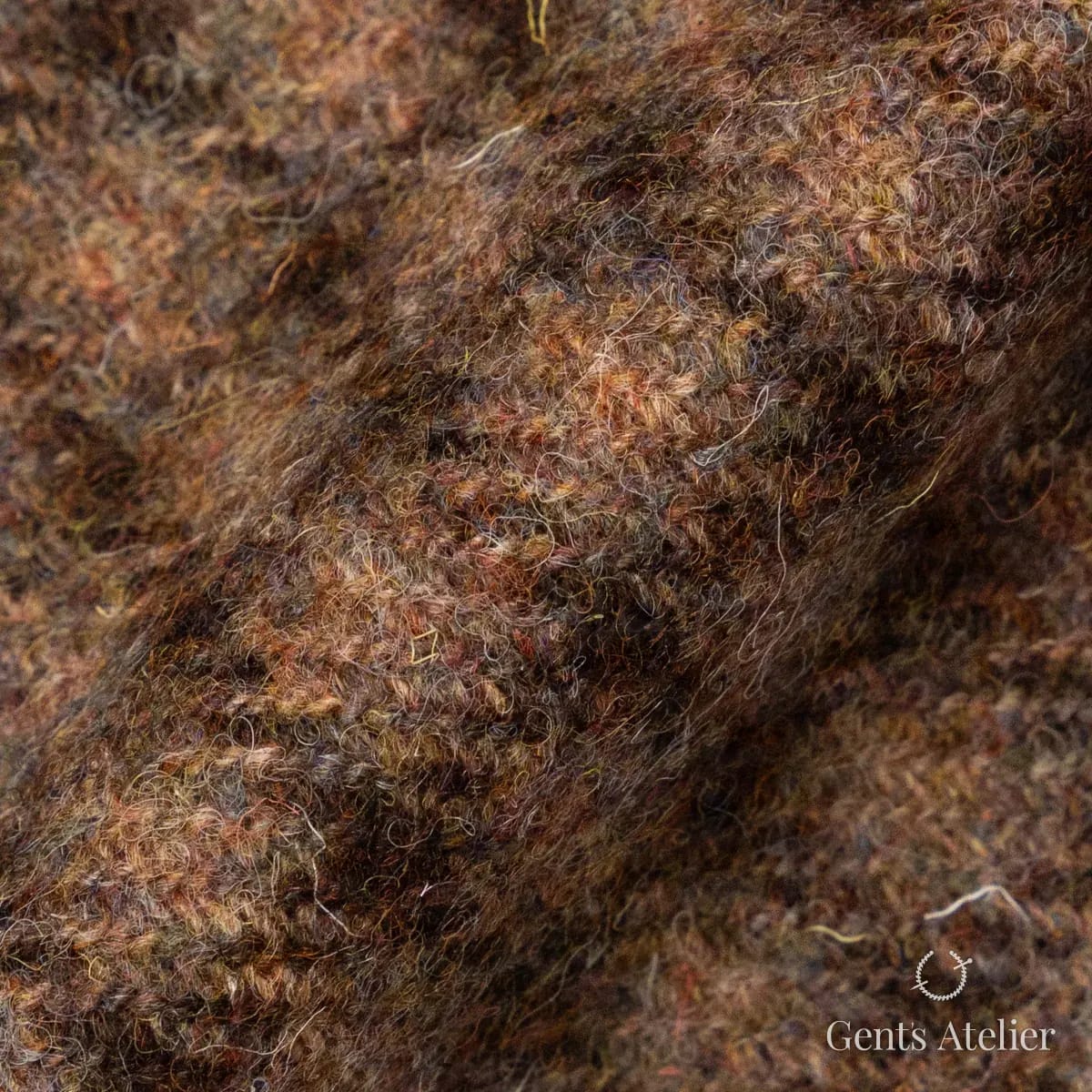 Драпировка ткани Harris Tweed LB000664 крупным планом