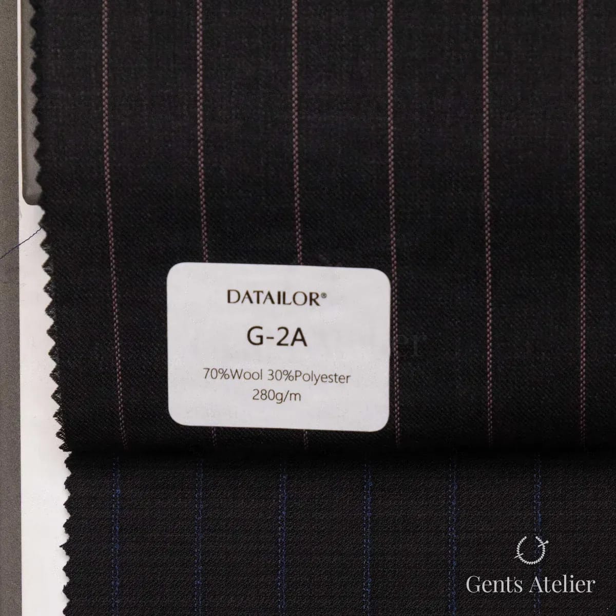 Образец ткани Tailor G-2A с этикеткой, чёрный