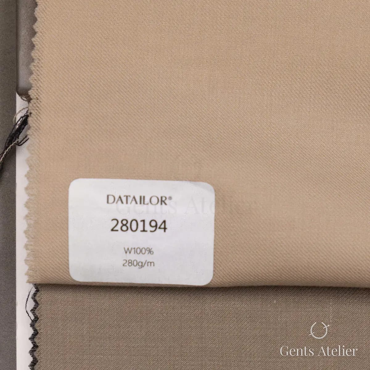 Образец ткани Tailor 280194 с этикеткой, бежевый