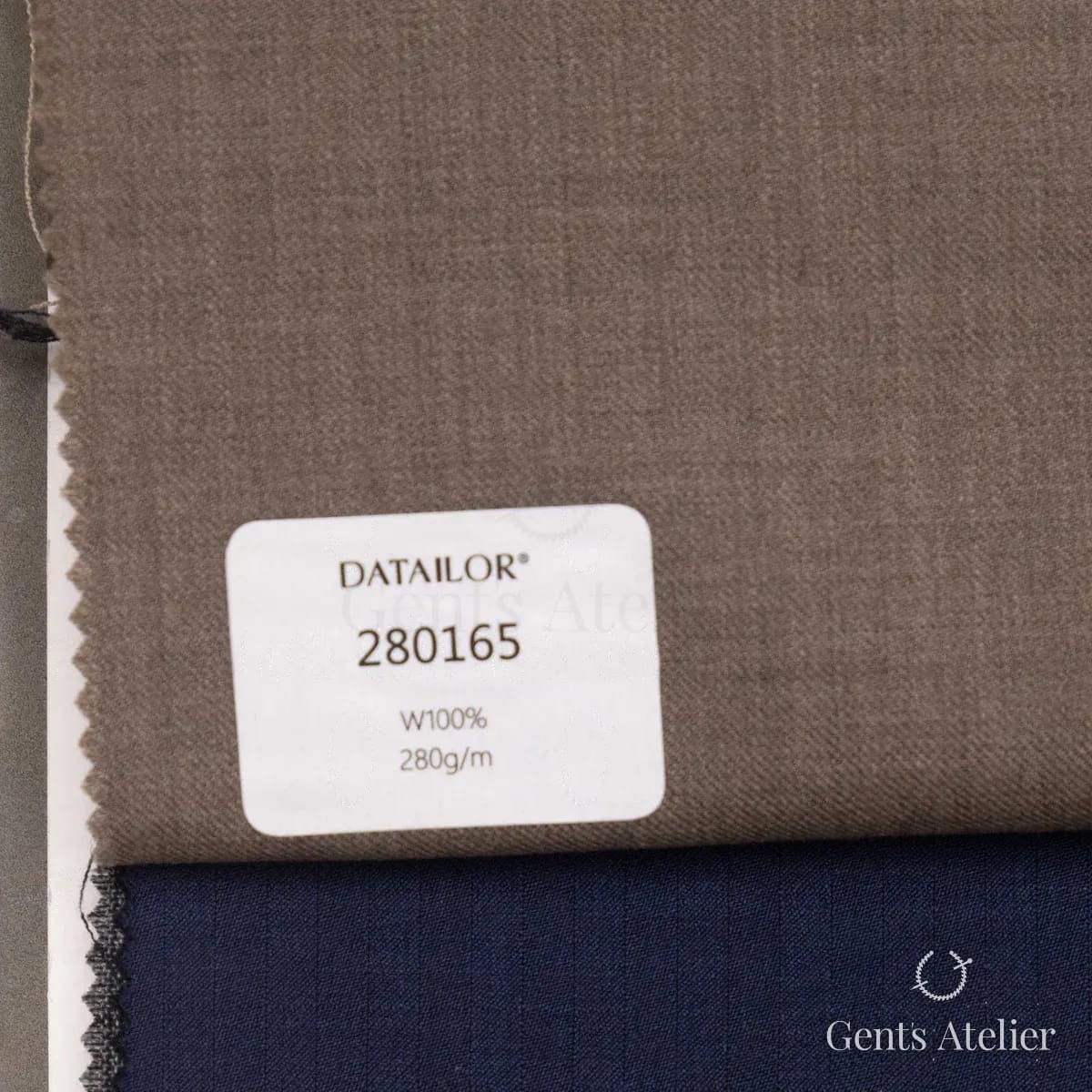 Образец ткани Tailor 280165 с этикеткой, бежевый