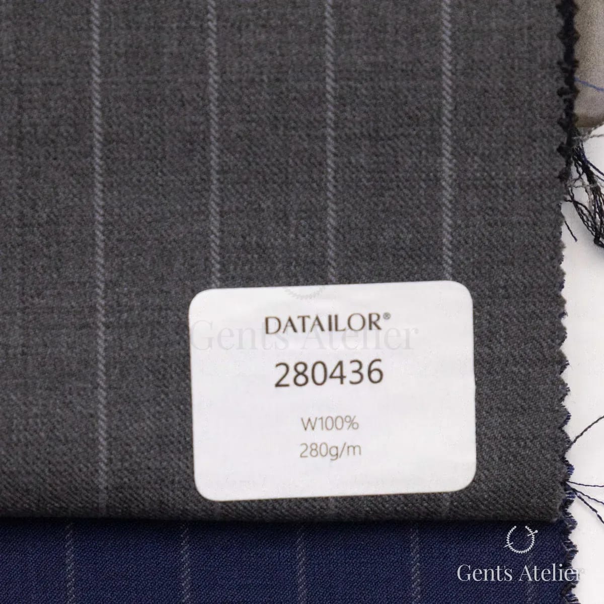 Образец ткани Tailor 280436 с этикеткой, серый